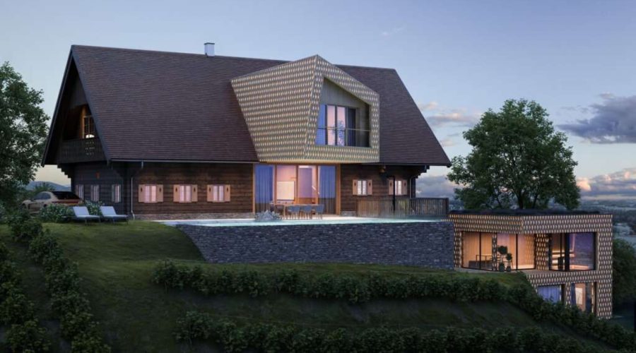 Exklusives Wohnjuwel - Anwesen mit Pool, Wellness, Tiefgarage & Lift am Hochgrail - Schilcherland